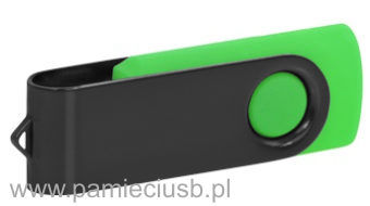 Twister usb pendrive czarno-zielony