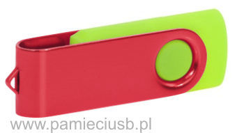 Twister usb pendrive czerwono-jasnozielony-limonka