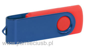 Twister usb pendrive blaszka granatowa korpus czerwony