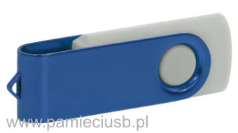 Twister usb pendrive blaszka granatowa korpus jasno szary