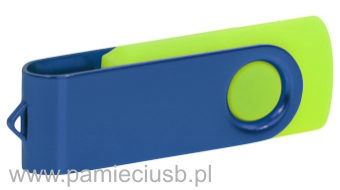 Twister usb pendrive granatowo-jasnozielony-limonka