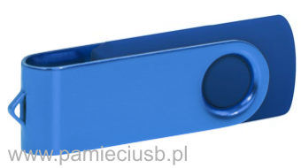 Twister usb pendrive blaszka niebieska korpus granatowy