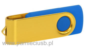 Twister usb pendrive czarno-niebieski